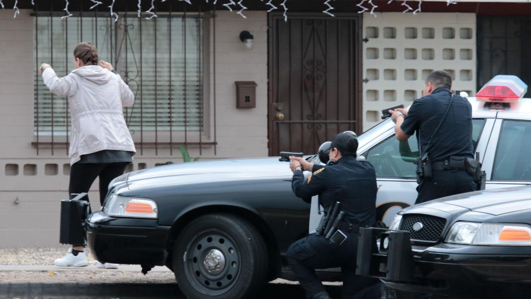 Photos: Shooting scene in Tucson